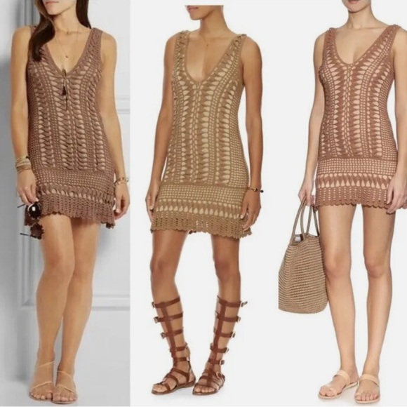 Melissa Odabash Dresses & Skirts - Melissa Odabash Alexis
Sleeveless Crochet Mocha